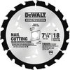 Series 20 7-1/4" 18T Nail Cutting Circular Saw Blade (Bulk) - DW3591B10 - DEWALT Industrial Tool Co.