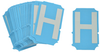 BradyGlo Gothic Quik Align Letter H - 6003-H - Brady Corporation