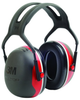 3M Peltor X3A Black/Red Over Head Foam Protective Earmuffs - 093045-93725 - 093045-93725 - R. S. Hughes Company, Inc.