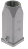 Standard, Rectangular Hood, size 21.21, 2 Pegs, Top M20 cable entry - MKA-V20 - Mencom Corporation