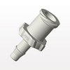 Female Luer Lock to Barb Connector, Natural - ALF41 - Qosina Corp.