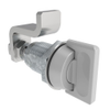 VISE ACTION® Compression Latch, Small Size, Knob Style, Zinc Alloy, Powder Coated, Silver - E3-247-17 - Southco