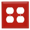 Standard Wall Plate - TP82-RED - Legrand - Pass & Seymour