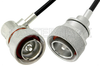 7/16 DIN Male to 7/16 DIN Male Right Angle Cable 48 Inch Length Using PE-C240 Coax - PE37957-48 - Pasternack