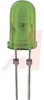 LED; PCB ;Green;30mcd;T-1-3/4 (5mm);30mA;2.4V;565nm;14deg;GaP on GaP;15V - 70061534 - Allied Electronics, Inc.