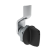 Quarter-Turn Cam Latch, Tall wing, 0 mm  Grip, Not Sealed, Zinc Alloy, Powder Coat, Black - E5-1-125-010 - Southco