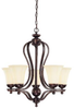 1-6900-5-13 Mid. Chandeliers-Glass Up - 783292 - Capital Lighting, Inc.