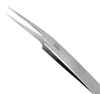 Excelta Three Star Utility Tweezers 5A-S - Stainless Steel Offset Tapered Ultra Fine Point Tip - 0.01 in Tip Width - 4 1/2 in Length - 0.01 in Thick - EXCELTA 5A-S - R. S. Hughes Company, Inc.