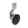 Quarter-Turn Cam Latch, Slotted Recess, 4mm  Grip, Not Sealed, Zinc Alloy, Powder Coat, Black - E5-1-005-030 - Southco