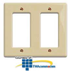 Leviton Midway Decora Wallplate - 2 Gang - 80609 - TelephoneStuff.com