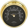 Humidity Instrument - Stratus, Brass case, Black dial