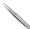 Excelta Three Star Utility Tweezers 0A - Straight Fine Round Point Tip - 0.01 in Tip Width - 4 3/4 in Length - 0.01 in Thick - EXCELTA 0A - R. S. Hughes Company, Inc.