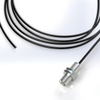 Plastic optical fiber with Slip-on Extended Range Lens, 3/8in -32 threaded head -- LF-H-72