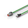 ZK7102-BH00-Axxx | B12, ENP cable, PUR, 2 x 0.75 mm² + (1 x 4 x AWG22), drag-chain suitable, key 1 (24 V DC) -  - Beckhoff Automation LLC