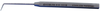 Excelta Three Star Single-Ended Angled Stainless Steel Probe 331B - 3 in Length - 10 mil Thick - EXCELTA 331B - R. S. Hughes Company, Inc.