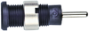 Test Jack, 10A, Wire Wrap, Black; Gender Pomona - 74K0068 - Newark, An Avnet Company