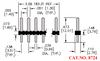 3.5mm Pluggable Terminal Header, 24 Position - 8724 - Keystone Electronics Corp.