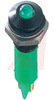 Indicator, Pnl-Mnt;Non-Relamp;Green;0.236 in;Green;12 VDC;Hexnut;Solder/QC;LED - 70066387 - Allied Electronics, Inc.