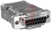 connector,d-sub kit,15 contact receptacle w/contacts and shielded metal hood - 70172322 - Allied Electronics, Inc.