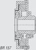 Kuesel Universal Joint Shaft Coupling -- BR 157 - Image