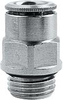 Brass Push-in Fittings - BSP/Metric Size - 6512 4-1/4 - Hi-Tech Controls, Inc.