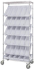 Open Wire Shelving, 7Shelves, 48Bin, Clr; Shelving Unit Type Quantum Storage - 42AC6467 - Newark, An Avnet Company