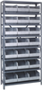 Open Shelving, 8Shelves, 21Bins, Grey; Shelving Unit Type Quantum Storage - 44AC8870 - Newark, An Avnet Company