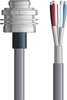 DN4110005S01 - LAPP UNITRONIC® DeviceNet Cordsets 15 & 18 AWG / 1 + 1 pair Bus - Gray PVC - 7/8 in Male Panel Mount / Wire Leads connectors - 1m - OLFDN4110005S01 - Lapp Tannehill