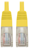 Cat5e 350 MHz Molded UTP Patch Cable (RJ45 M/M), Yellow, 2 ft. -- N002-002-YW - Image
