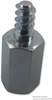 Spacer, M2.5/d2.5-8; Standoff Material Ettinger - 59M4014 - Newark, An Avnet Company