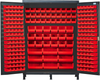 Bin Cabinet, Colossal, 227Bins, Red; No. Of Bins Quantum Storage - 44AC7006 - Newark, An Avnet Company