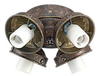 4 Light Fitter - Florentine Bronze - H4FB - Monte Carlo Fan Company