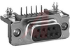Receptacle, D-Subminiature; Receptacle;9; Front Metal; Phosphor Bronze - 70041675 - Allied Electronics, Inc.