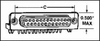 Connector, D Sub Filter, Receptacle, 9 Position, 470Pf; Product Range Amphenol Communications Solutions - 99K7278 - Newark, An Avnet Company