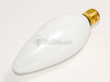 25 Watt, 130 Volt White Blunt Tip Decorative Bulb - 402025 - bulbs.com