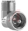 connector,rf coaxial,uhf in-series adapter,right angle jack to plug -- 70142676