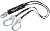Protecta PRO Black Shock-Absorbing Lanyard - 6 ft Length - 648250-17399 - 648250-17399 - R. S. Hughes Company, Inc.
