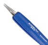 Excelta Three Star Ergonomic Utility Tweezers 00D-SA-ET - Stainless Steel Straight Medium Point Tip - 0.02 in Tip Width - 5 1/4 in Length - 0.01 in Thick - EXCELTA 00D-SA-ET - R. S. Hughes Company, Inc.