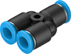 Push-in Y-connector - QSMY-6-100 - Festo Corporation