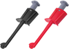 Safety Hook Clip, Cat Iv, 4Mm, Black, Red, Pair Rohs Compliant Cal Test Electronics - 96AC7566 - Newark, An Avnet Company