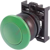 PUSHBUTTON, MUSHROOM HEAD PUSHBUTTON OPERATOR, MOMENTARY, GREEN BUTTON, BLACK BE -- 70057839