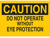 Eye Protection Sign - 43350 - Brady Corporation
