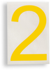 ToughStripe Die-Cut Yellow Letter 2 - 121864 - Brady Corporation