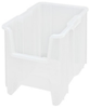 17 1/2x10 7/8x12 1/2 stack contnr clr - 53960 - U.S. Plastic Corporation