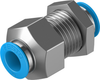 Push-in bulkhead connector -- QSS-10-F - Image