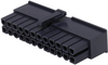 Minifitjr Rec Hsg Sr V2 24Ckt Black Rohs Compliant Molex - 01AH1281 - Newark, An Avnet Company