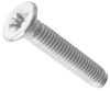 Thread Rolling for Metal Cross Recess Countersunk DIN 7500 A2 Stainless steel Form M Screws - Image