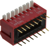 Dip Switch, 8Pos, Spst-No, Piano-Key, Th; No. Of Circuits Apem - 72J9924 - Newark, An Avnet Company