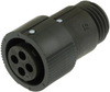 Circular Connector, Plug, Size 8, 4 Position, Cable; Product Range Te Connectivity - 11H4557 - Newark, An Avnet Company