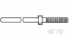 Connector Hardware, Mounts, Locks & Retainers - 1-532828-5 - TE Connectivity